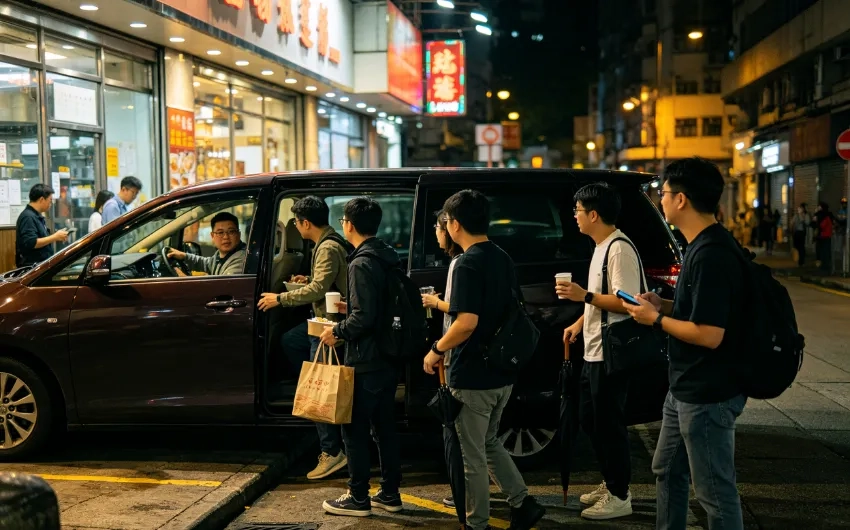 宵夜散場冇車?6座的士提前預約攻略,唔使企喺街邊吹風