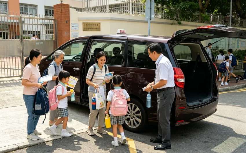 以為「自己揸車」去學校開放日、面試日最方便?搭「六座的士」全家反而慳時間!