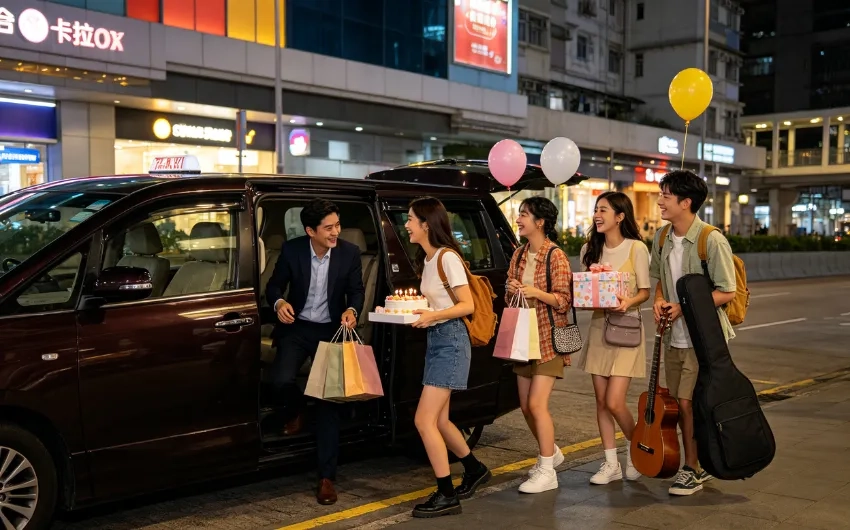 六個後生仔唱K約車實錄:的士預約接送,車廂點歌散場直達