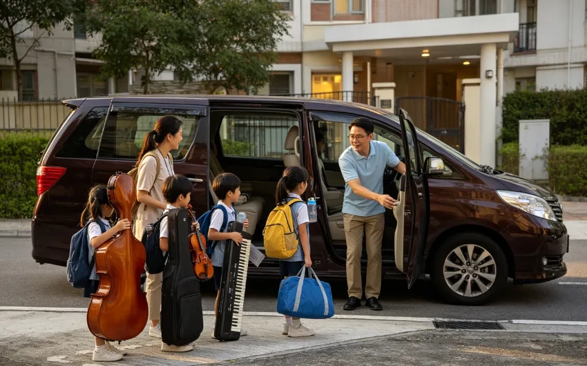學樂器搬運頭痛？「六座的士」包車最穩，搭公交「刮花變形」、自駕「泊位難」！