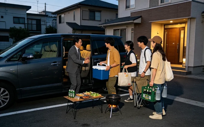 燒烤場接送最強攻略:的士預約六人座,人車裝備一趟裝齊,偏遠場凌晨有車接返
