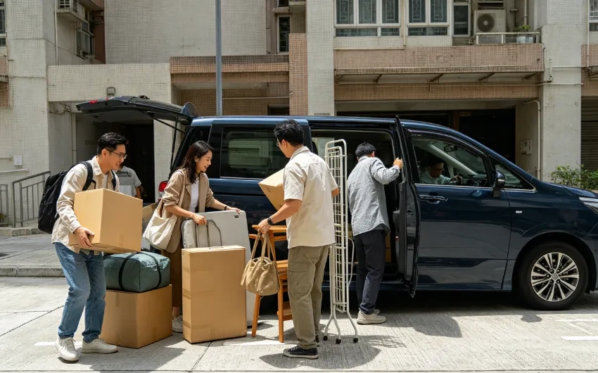 十年市區的士司機實證：細規模搬屋、執屋、搬大件行李，的士預約六人座一部搞掂唔使貨van
