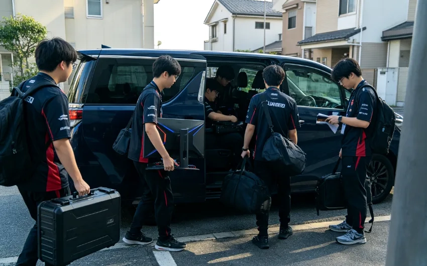 五選手一教練靠機場6人的士一次載齊器材趕國際賽包機的實戰故事