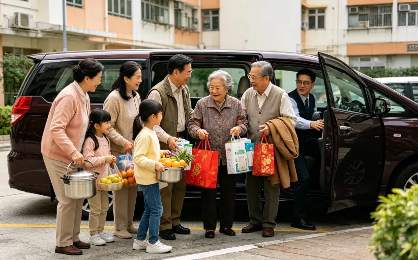99%家庭已用六座的士探長輩？安老院接送攻略，湯水輪椅一車載齊