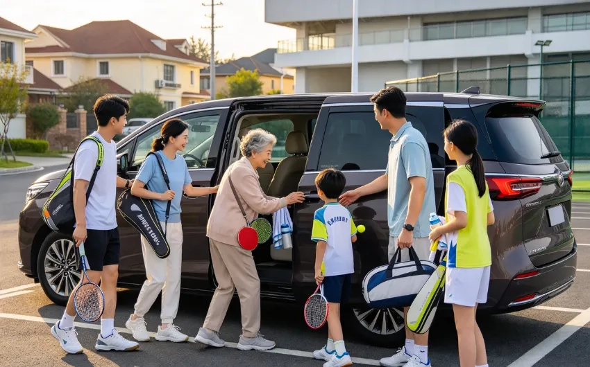 一家人同一班朋友去打羽毛球乒乓球點安排最順?六座的士接送攻略:阿俊由揸車搵位遲到,到改夾六座車準時開場的真實體驗
