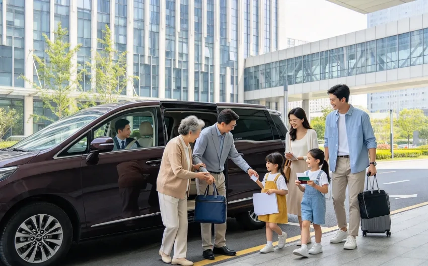 打破迷思「分車快啲」?一家人辦簽證用「六人的士」一車載齊,反而「準時到、文件齊、長者細路更安心」!