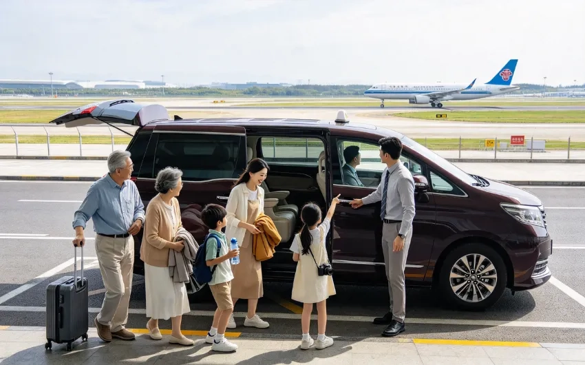 陳太帶兩老兩細機場睇飛機半日遊，從狼狽到輕鬆：機場接送收費、加停點同等候時間全拆解