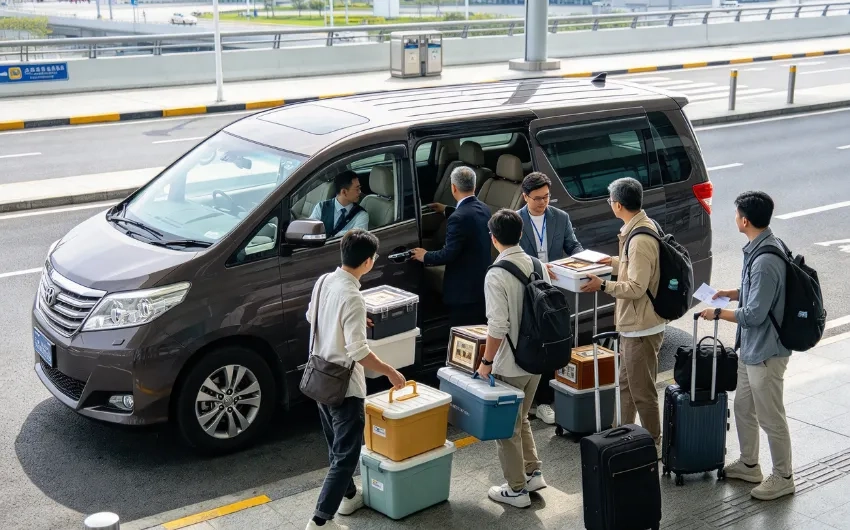 打破迷思「分車出發」真的比較方便嗎？收藏同好帶珍藏出外地參展，反而靠「機場6人的士」一車載齊貴重小件最順！