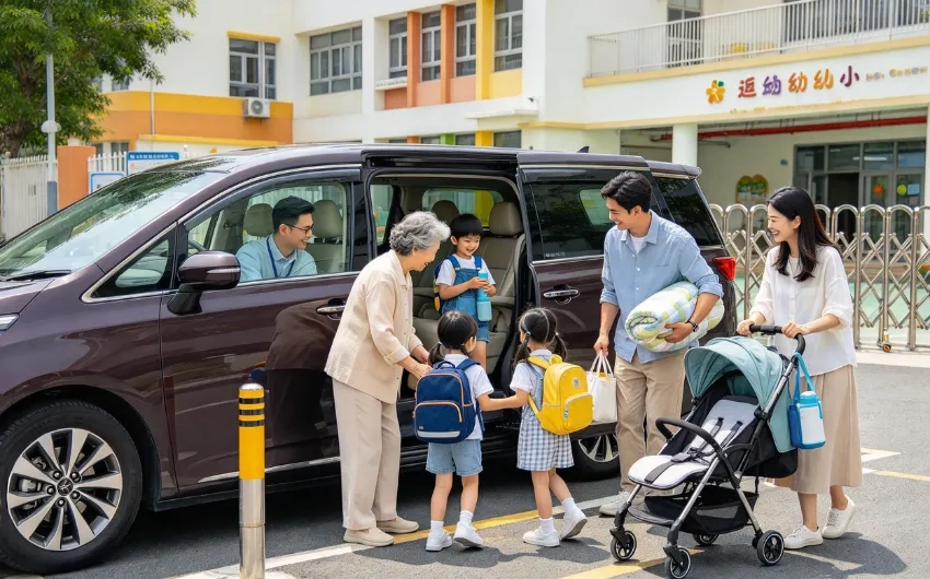 朝早八點抱三歲囡囡塞校門十分鐘?陳太改用六人的士一車載齊長幼,接送幼兒返幼稚園、放學同去親子班最順攻略
