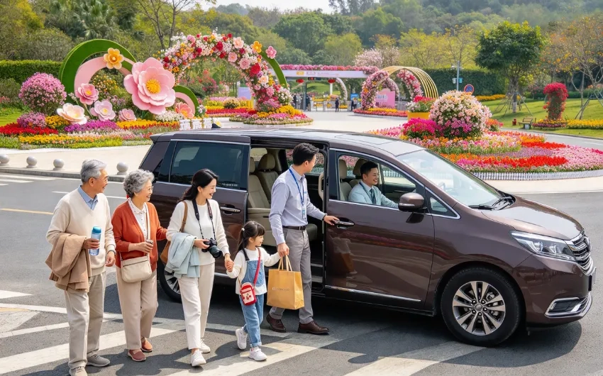 99%家庭去花展賞花都撞過嘅6個痛點,你仲未識用6座的士一車搞掂?