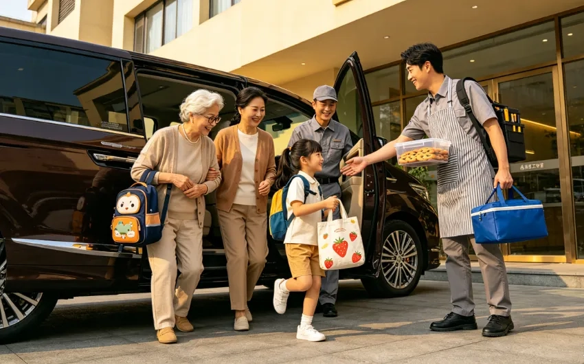 打破迷思「自己揸車」或「分幾架的士」最方便?約埋上烹飪班、親子煮食體驗,帶住小朋友同食材,反而「一車過點對點」預約6座的士先最順!