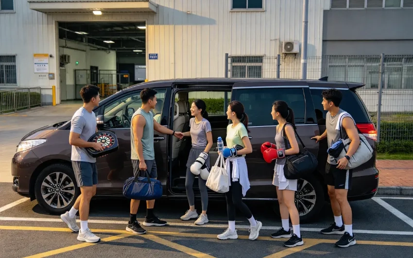 阿康喺工廈樓下兜足20分鐘搵唔到位,試過六座的士一車過接送後,點解成班玩飛鏢、上拳擊班嘅朋友都返唔到轉頭?