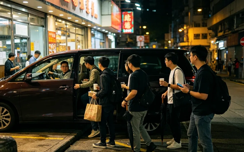 六個人的宵夜，還不知道這樣叫車？