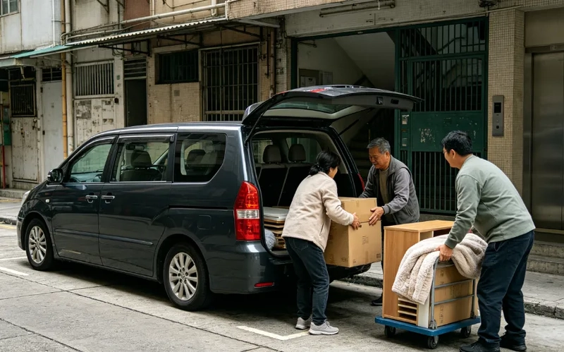 六座的士搬屋：人貨同車慳錢法你唔知？