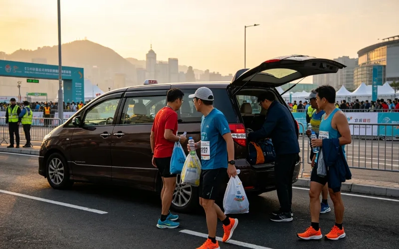 跑友曾經截唔到的士，約6座車準時起步