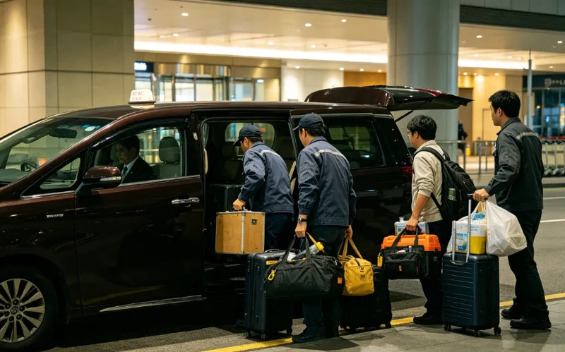 船員換班，99%人都用機場6人的士？