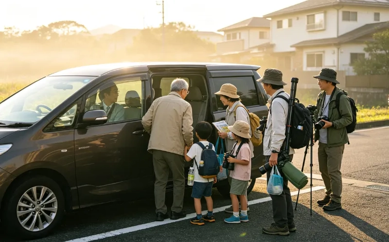 晨早觀鳥搭車轉車「狼狽」？六人的士「一車載齊」最順