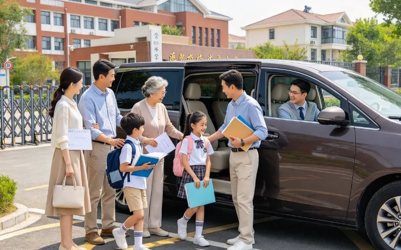 遲到「阻下位」？六人的士「一車準時到校」