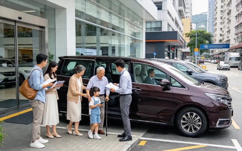 一家人睇車，點解要搭6座的士？