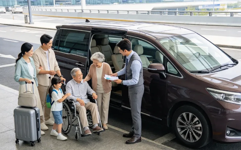 帶長輩去機場「分車更快」？一車直達反而更「順」！