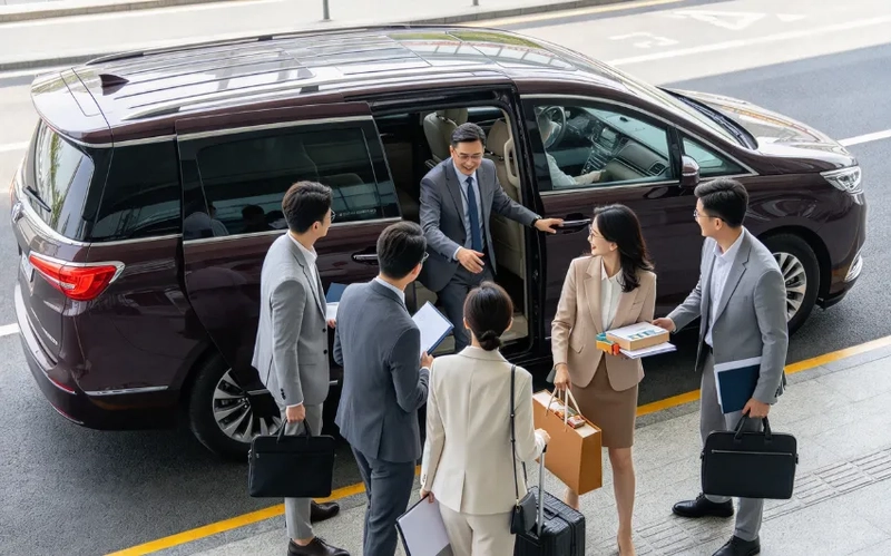 考察團靠機場接送收費避塞車漏文件